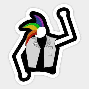 Rainbow Punk Sticker